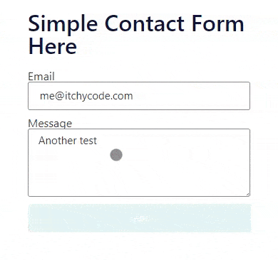 Yeah! Form fields hidden after submission 